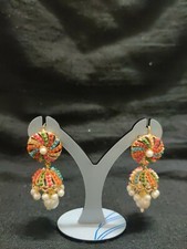Indian jumka earrings uk new