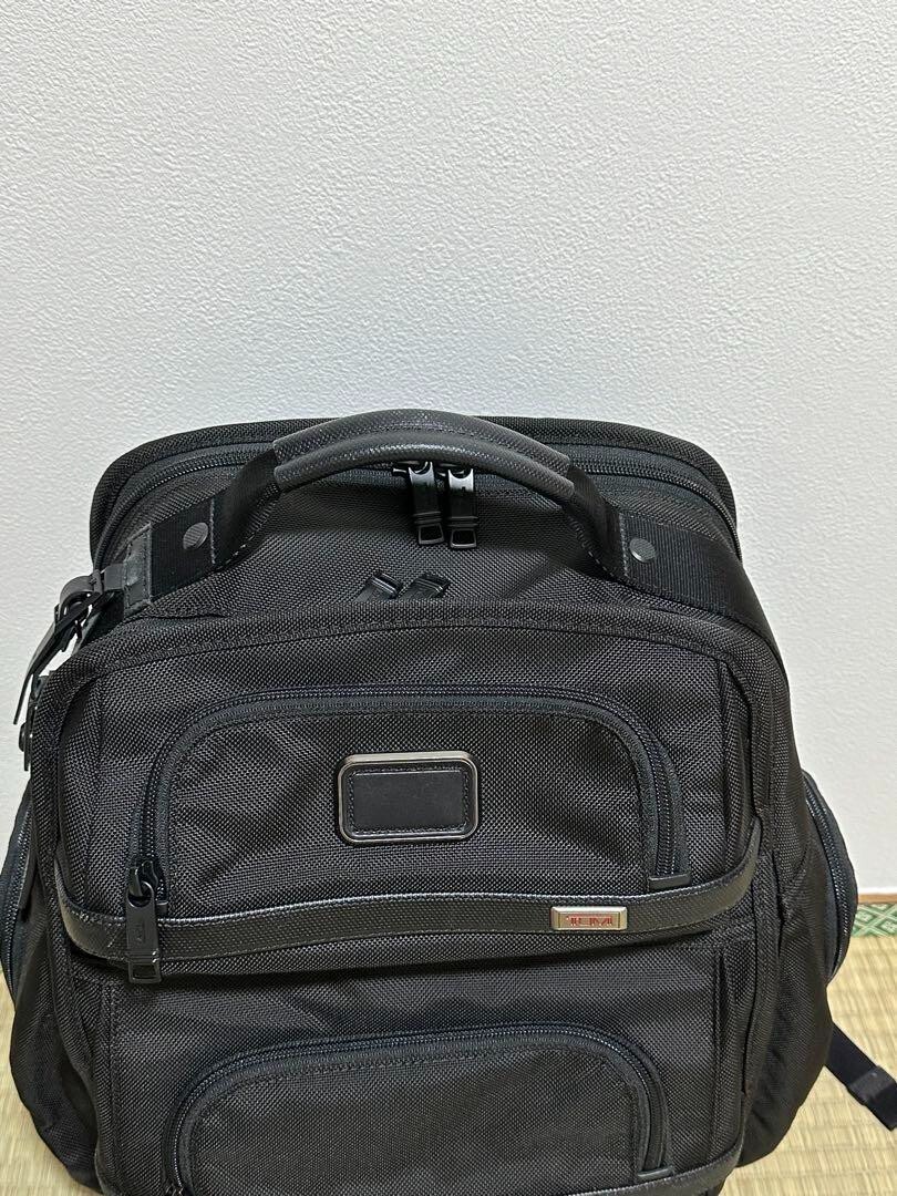 Tumi Alpha 3 Brief Pack Backpack Black Shoulder Bag Business Travel Nylon Outlet View 6
