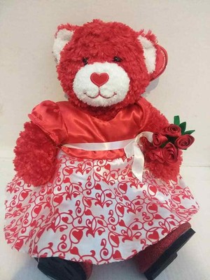 universal kiss rose teddy bear