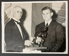 Davey O'Brien 1938 Press Wire Photo Philadelphia Eagles TCU HOF College Heisman