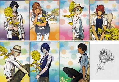 UTA NO PRINCE SAMA, Set of 7 Clear Files, TOKIYA, REN, OTOYA, SYO + 3, New!