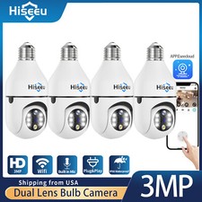 1 4PCS Dual Lens 3MP 360  Light Mini WiFi Camera Wireless Home Baby Pet Monitor