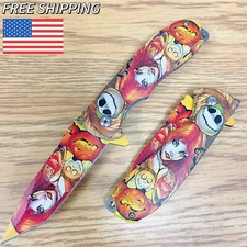 8.5" Sally Nightmare Cartoon Spring Assisted Pocket Knife Folding Tactical Blade
