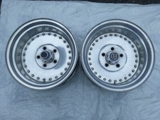 Historic Center Line Tool Co. Two Timer Auto Drag Wheels 15x8.5 Chevy Pair