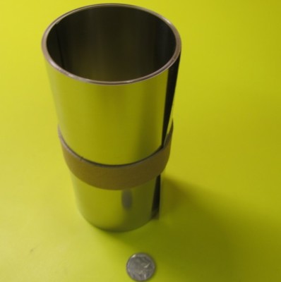 18-8 Stainless Steel Sheet, Full Hard, .005'' x 6.0'' x 100'', 1 Piece