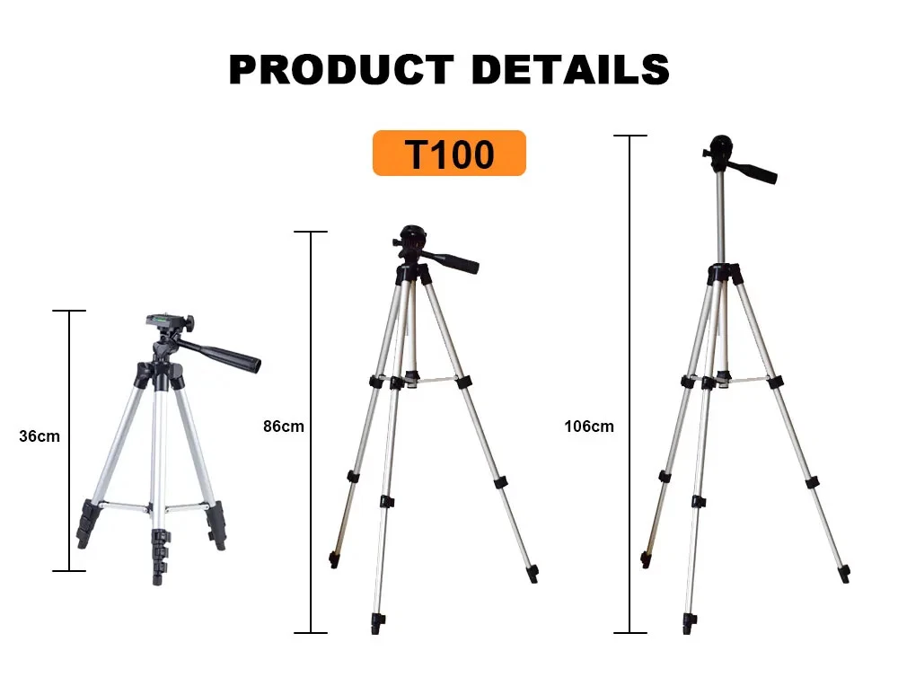Laser Level Tripod Bracket Adjustable Height Tripod Stand for Self-Leveling New