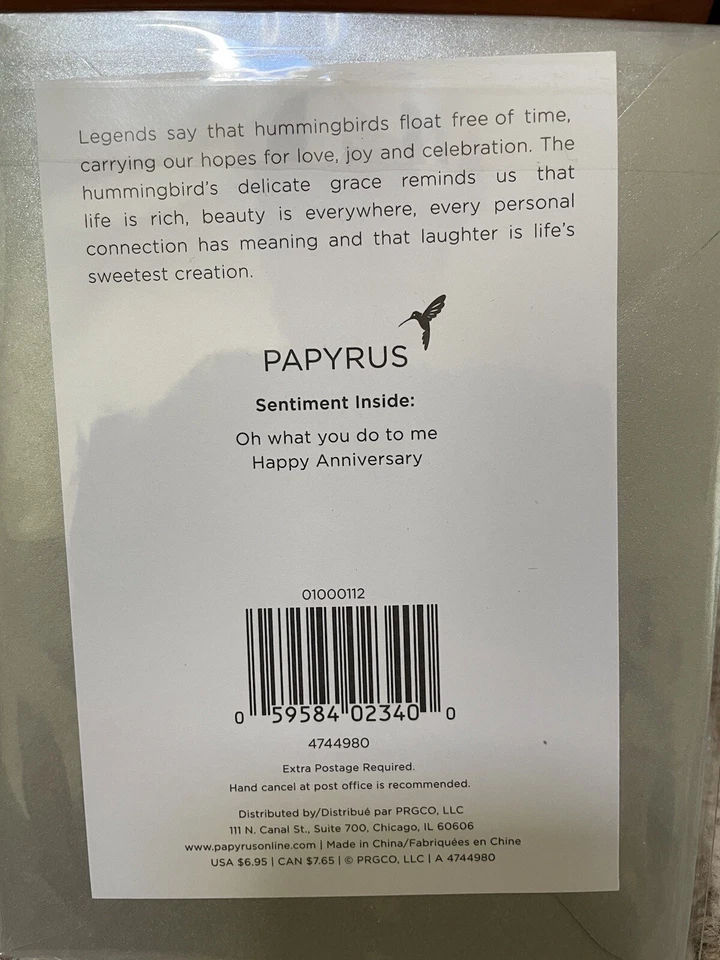 Lote de 4 tarjetas de felicitación feliz aniversario Foto 2 de 4