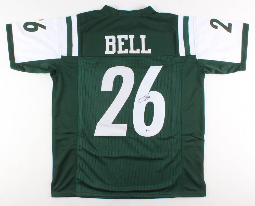 Le'veon Bell Autographed Signed Le'veon Bell New York Jets Jersey (Beckett COA) 2 Pro Bowl (2014,2016) Rb 