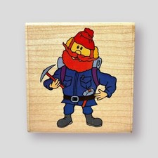 Rudolph Yukon Cornelius Stampabilities Rubber Stamp 2001 Christmas Vintage 3x3