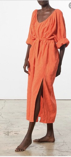 Mara Hoffman Luz Coverup Dress Orange 