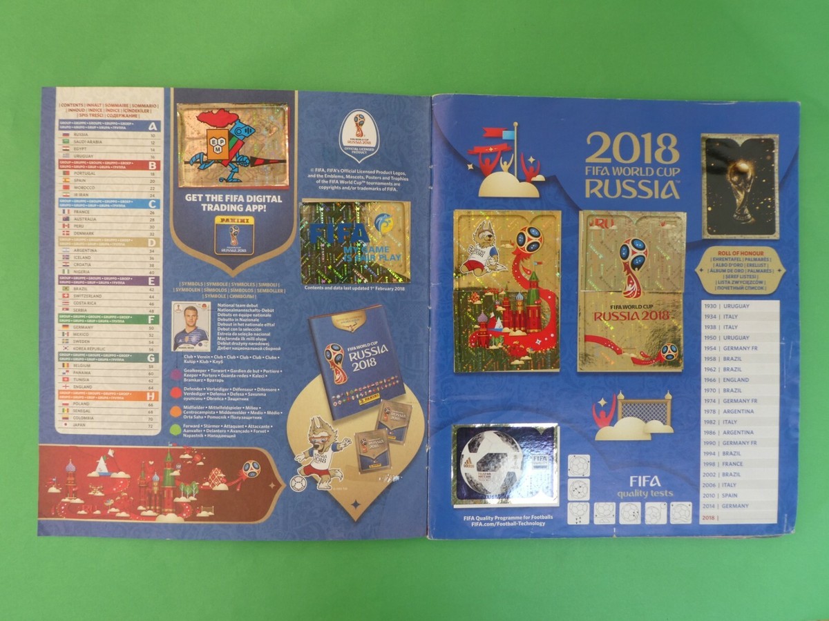 ALBUM FIFA WORLD CUP RUSSIA 2018 PANINI (FULLY FULL) | eBay