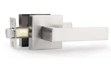 5PK Passage Door Handle / Lever Satin Nickel Modern