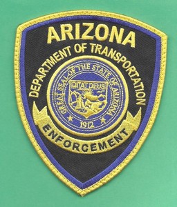 ARIZONA- LARGE- ARIZONA DEPT OF TRANSPORTATION- ENFORCEMENT-  SUPERVISOR PATCH