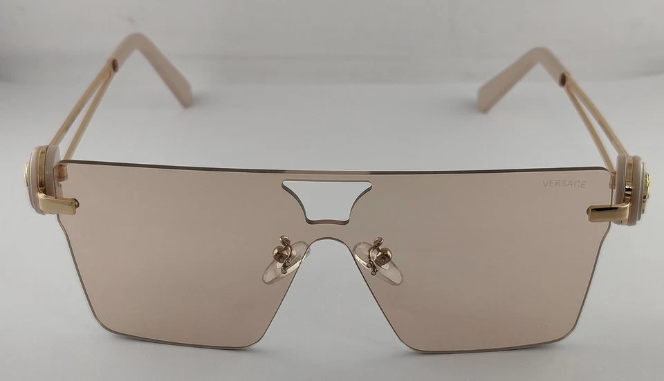 Luxury Versace Sunglasses | Rose Gold Frame | 100% UV Protected Yellow Lenses - Image 2 of 4