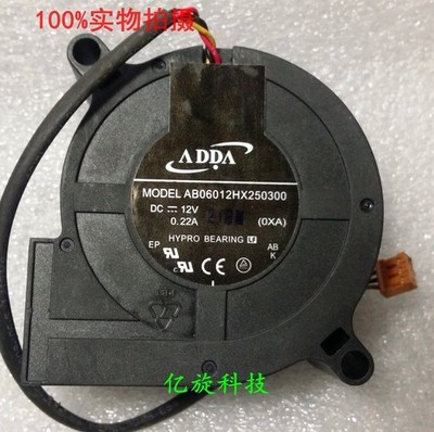 ADDA AB06012hX250300 12V 0.18A 6025 for MHK projector bulb fan #vn
