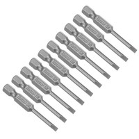 "10 StüCke 1/4 \"Sechskant Schaft 50Mm LäNge Magnetische SL3 Schraubendreher Bits"