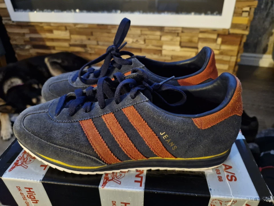 Adidas Originals JEANS OG MK1 - 2004 - UK8 - Blue - Vintage Rare Deadstock - Image 2 of 4