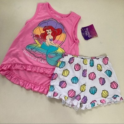 Disney Ariel cute shorts set