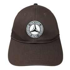 Mercedes Benz Logo Patch Slideback Hat Brown One Size Adjustable 6 Panel