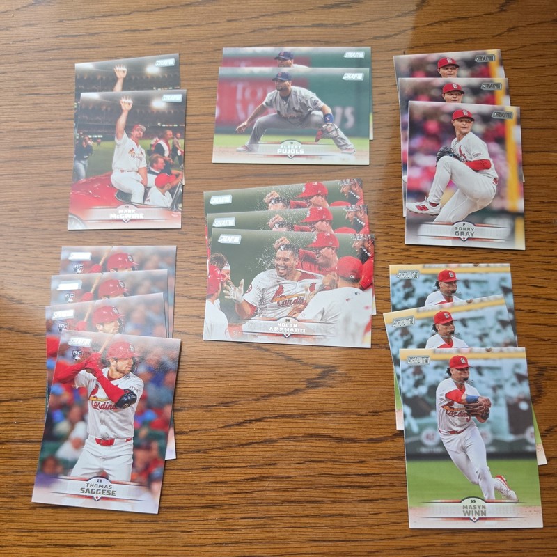St Louis Catdinals Team Lot - 17 cards 2025 Topps Stadium Club -