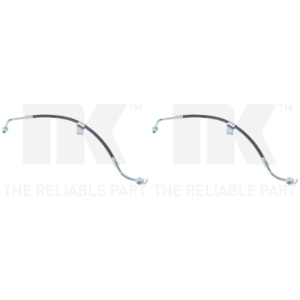 2X NK BremsschlÄUche Bremsschlauch Vorne Beidseitig Passend FüR Ford Transit-image