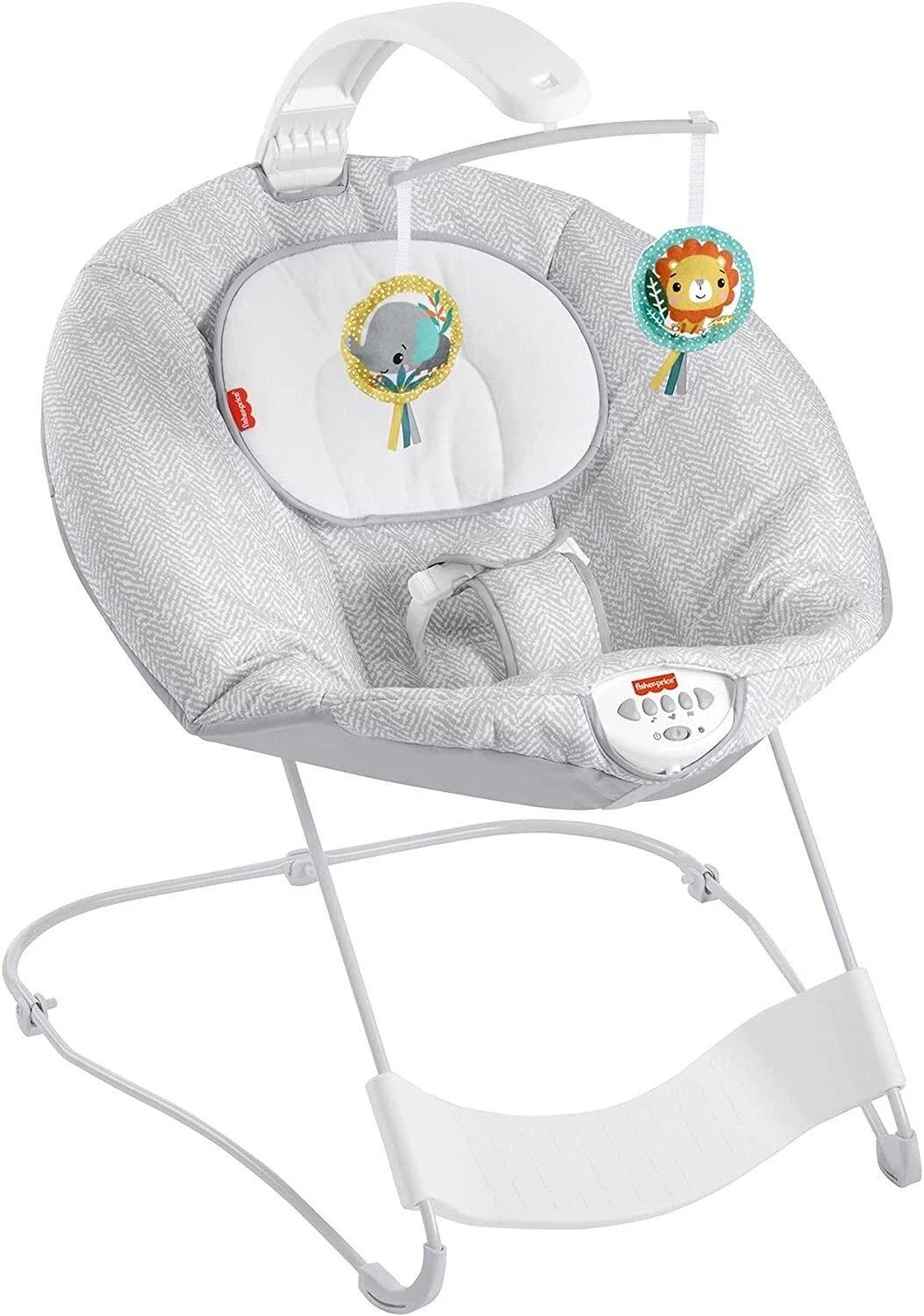 Fisher-Price See & Soothe Deluxe Bouncer Hearthstone, soothing baby seat NEW
Opens in a new window o