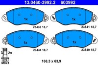 Bremsbelagsatz Scheibenbremse Ate 13.0460-3992.2 FüR Ford Transit Tourneo Bus