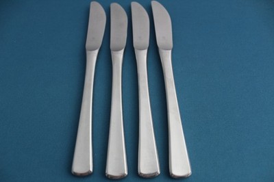 WMF DOMUS Dinner Knives Hollow (Set of 4) Stainless Singapore Modern 8 1/2''