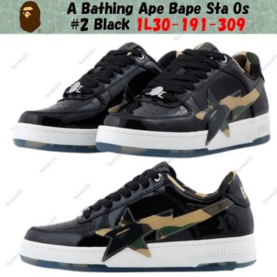 A Bathing Ape Bape Sta Os #2 schwarz 1L30-191-309 Herren Gr.