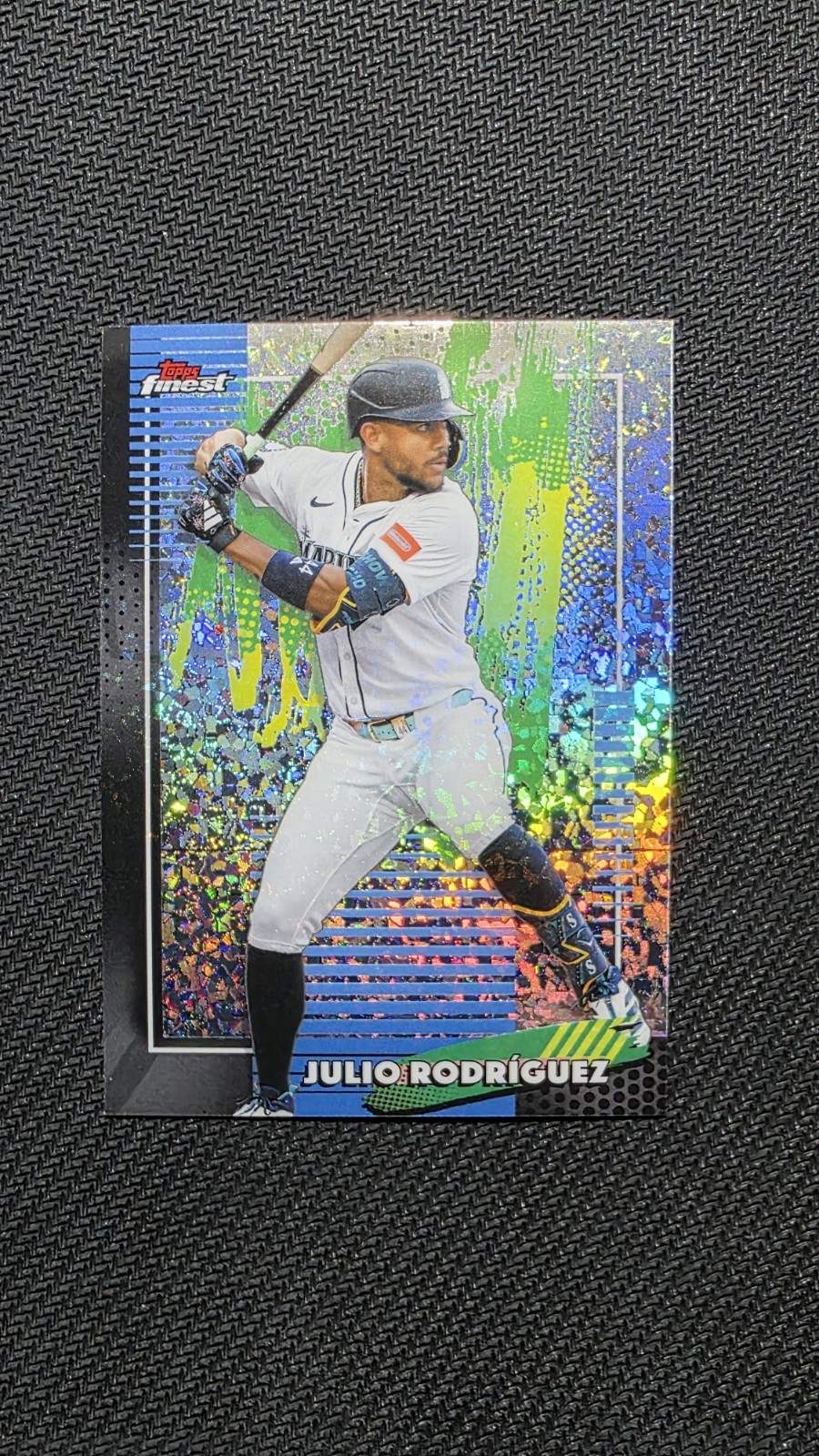 2026 Topps Finest - Common Julio Rodriguez #13 Mini-Diamond Refractor