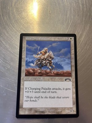 Charging Paladin LP 1998 Exodus Vintage Magic Cards, COMBINED SHIPPING