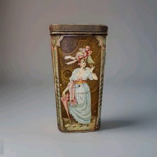 Alte blechdose Cacao Bonbon Kaffee Antik Jugendstil Renaissance Um 1920 