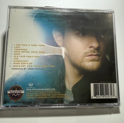 CHRIS YOUNG - NEON -  Country CD - Hype Sticker NEW FACTORY SEALED
