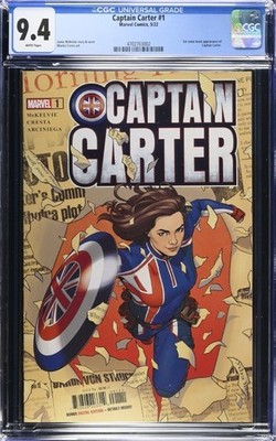 Captain Carter #1 Comic Book CGC 9.4   