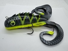 13" Chaos Tackle Custom Regular Medussa Jailbird Chart Jerkbait Musky Lure