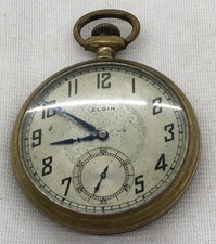 Elgin Pocket watch, 1928, 7 Jewel Serial 30384507, Untested C-6