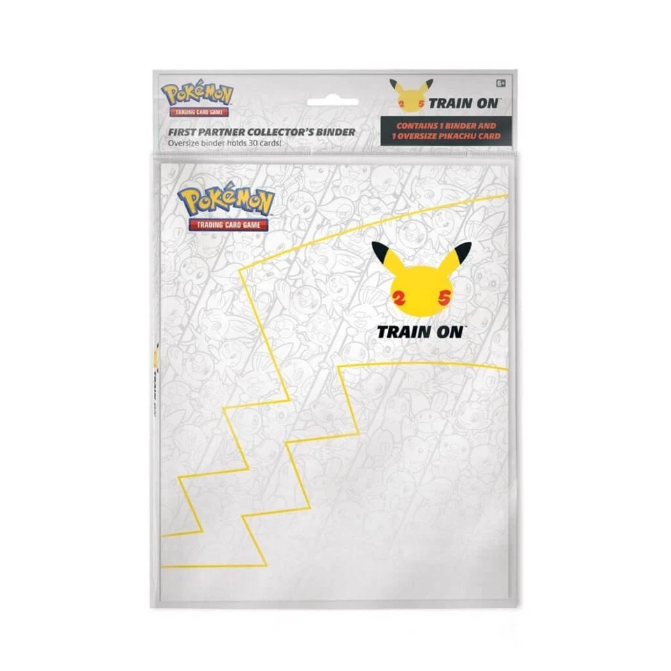 Pokemon TCG First Partner Collector's Binder w/ Pikachu Holds 30 Jumbo cards NEW - image 3 of 3