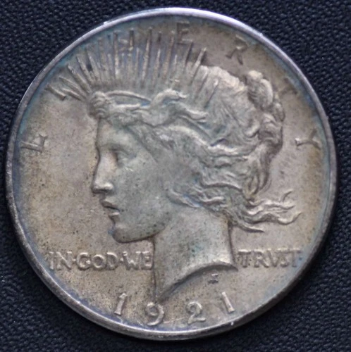 1921 Peace Dollar VF Details