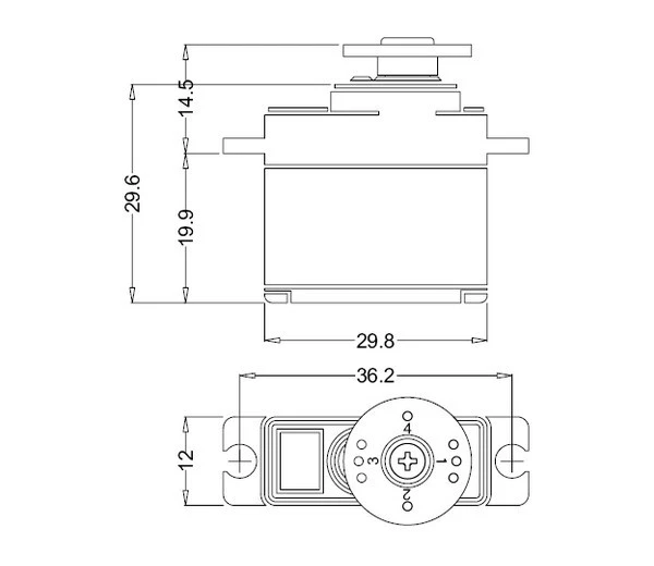 Hitec 112081 HS-81 Servo - Bild 2 von 2