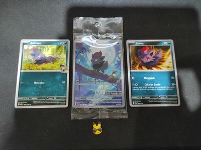 Pokemon Zorua Promo 269/ SV-P Collector Set Black Bolt & White Flare Indonesia