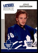 2009-10 Upper Deck Victory Jonas Gustavsson Rookie Toronto Maple Leafs #334