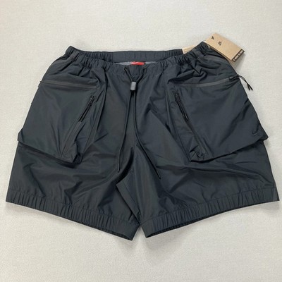 HJ2946-010 Nike Tech Men's Super Lightweight Woven Cargo Shorts Black Sizes Vary