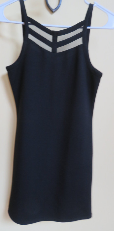 SALLY MILLER COUTRE BLACK DRESS SZ: 14/16