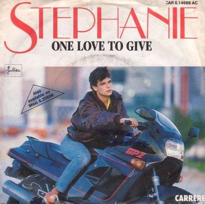Stephanie - One Love To Give 7'' Single Vinyl Electronic,Pop Synth-pop 5367
