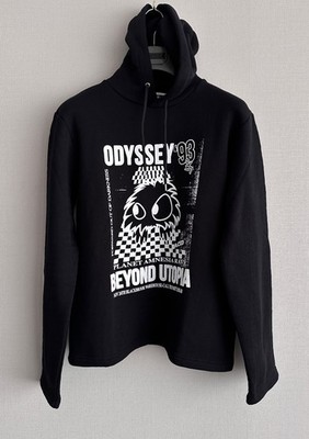 McQ Alexander McQueen Hoodie SMALL Size Graphic Rave Monster Kimono Cotton New