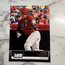 2011 Bowman #TP90 Mike Trout Topps 100 RC Roo...