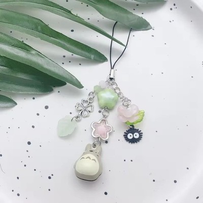 1 x Niedlicher TOTORO Handyanhänger baumeln Mein Nachbar Ghibli METALLGLOCKE