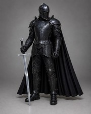 Black Knight Armor Full Body Suit Medieval Armour Larp Halloween Costume Cosplay