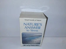 Nature's Answer to Stress Cassette Tapes Unopened Sealed Pack Of 3 Tapes Nature 