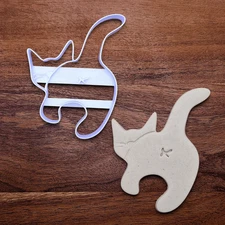 Cat Butt Cookie Cutter – Handmade Funny Kitty Rear Baking Fondant Craft Mold